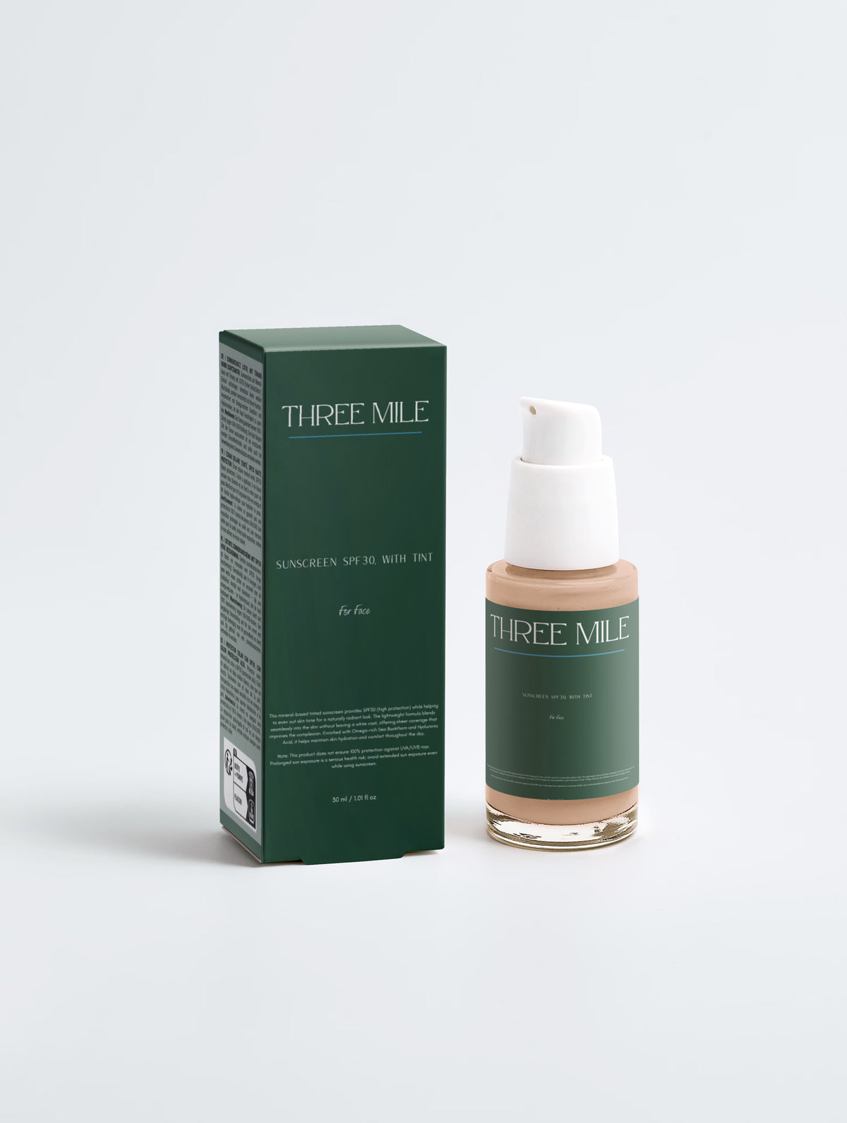 Sunscreen SPF30, with tint