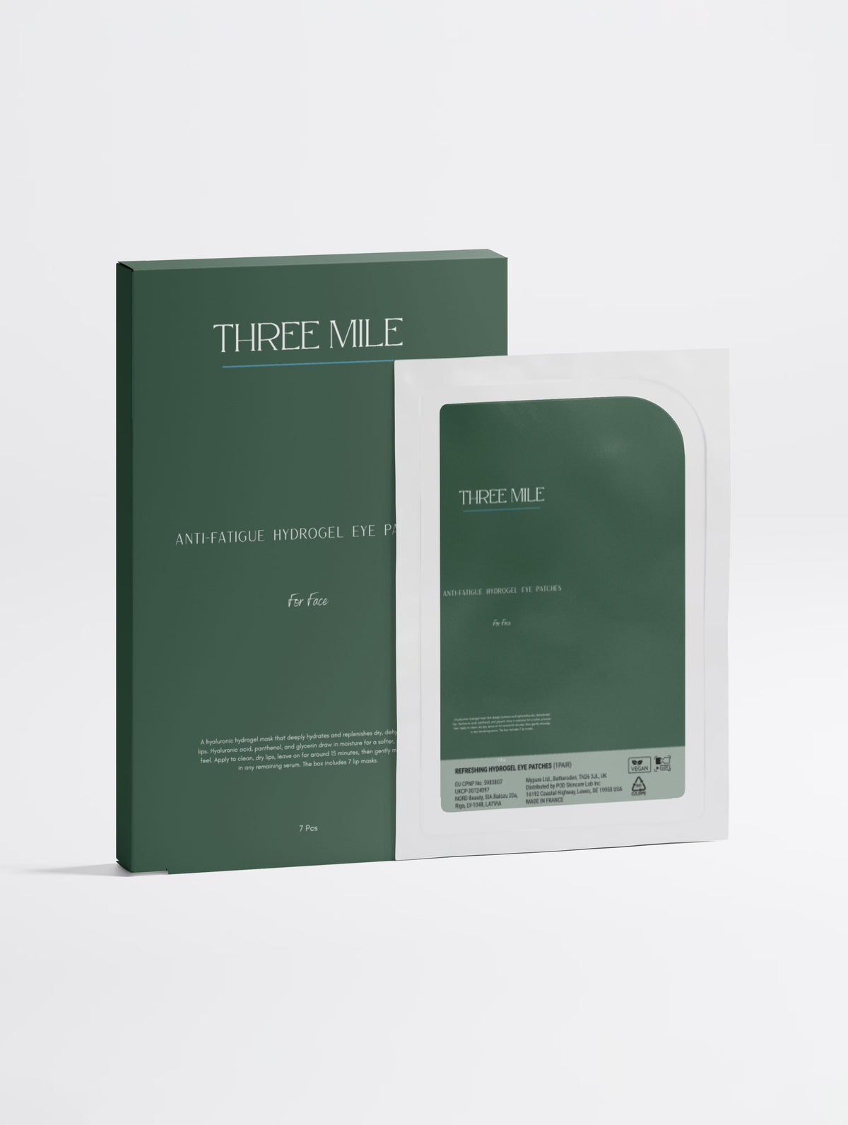 Anti-Fatigue Hydrogel Eye Patches