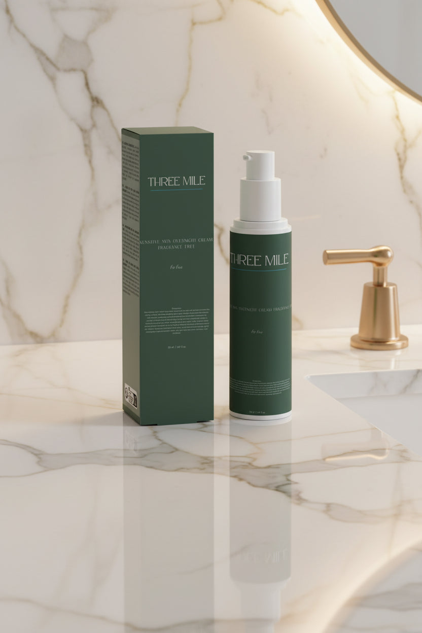 Sensitive Skin Overnight Cream, Fragrance Free