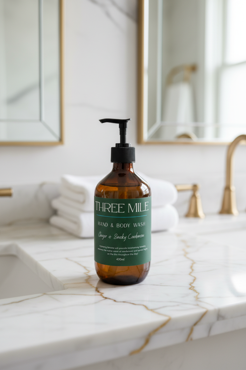 Hand & Body Wash - Ginger & Smoky Cardamom