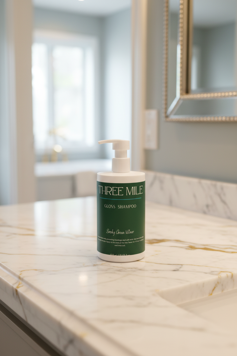 Gloss Shampoo - Smoky Green Vetiver